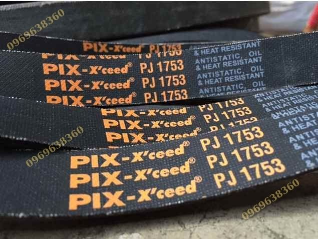 Dây Curoa PJ Rãnh Dọc Hãng Pix PJ1753